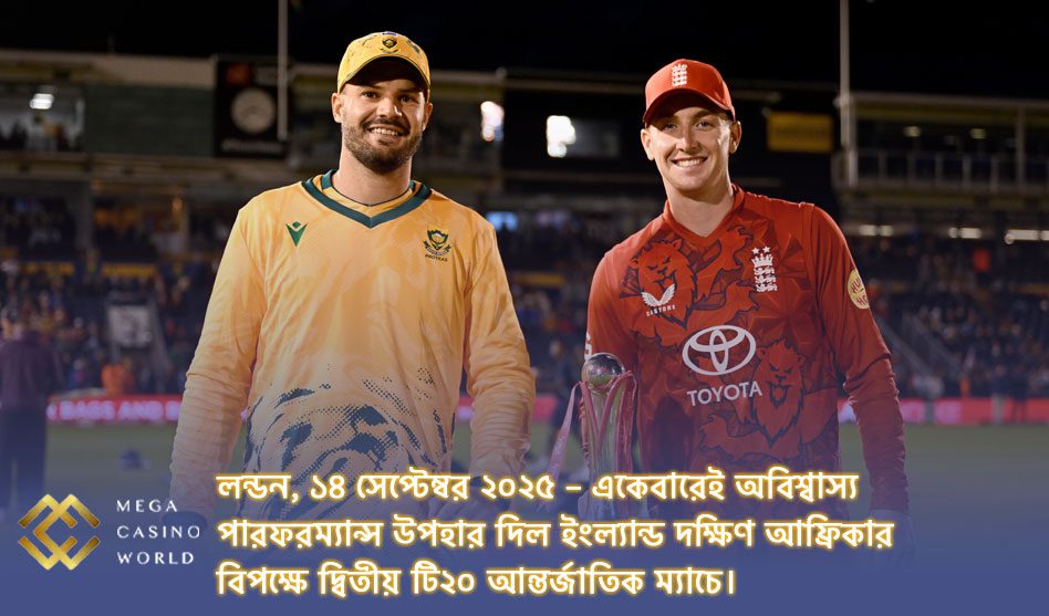 শিরোনাম ১: ইংল্যান্ডের রেকর্ডভাঙা পারফরম্যান্সে বিধ্বস্ত দক্ষিণ আফ্রিকা, বিশ্বকাপের আগে গতি অর্জন